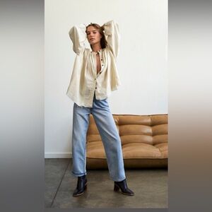 Levi’s Ribcage Straight Ankle Jeans in Middle Road Old Size 26